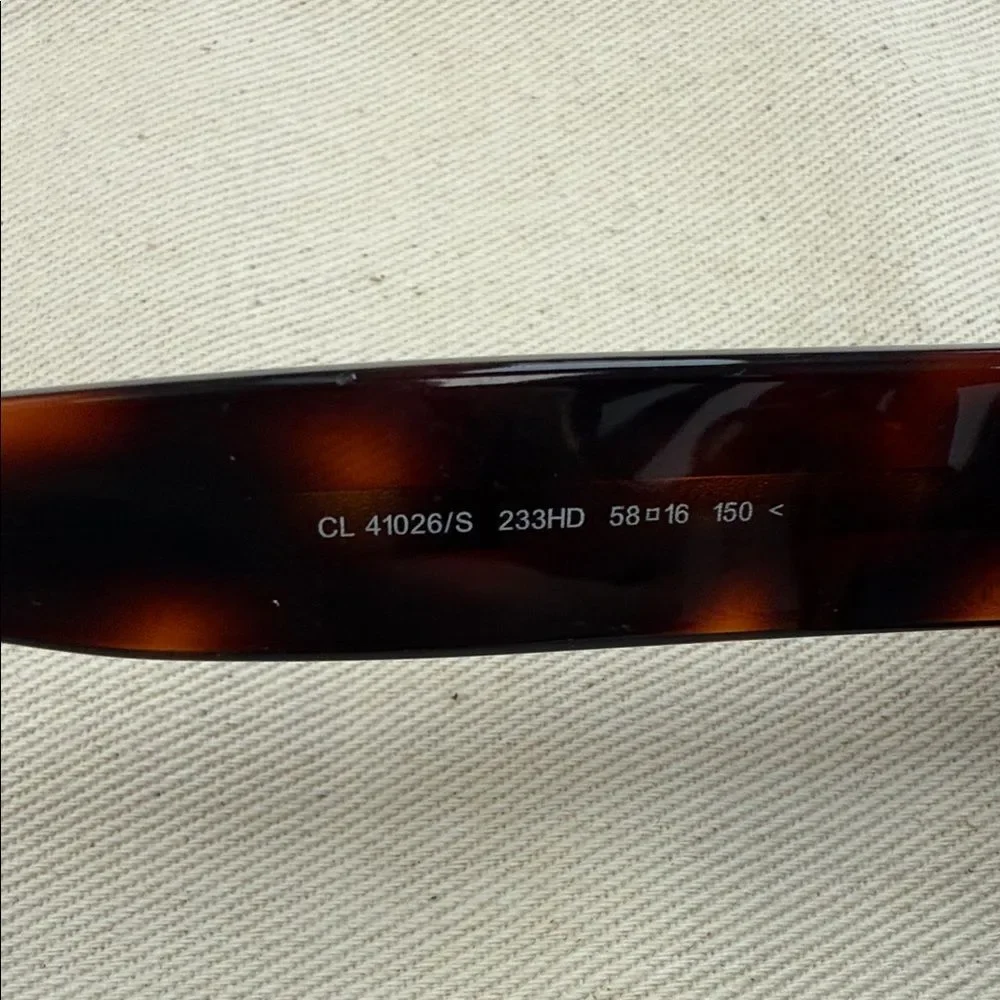 Celine Amber Tortoise Sunglasses